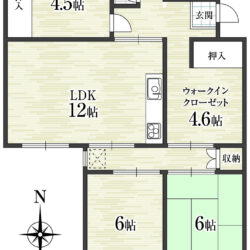 家具類は賃貸に含みません間取